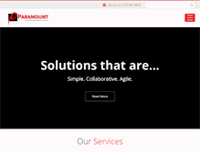 Tablet Screenshot of paramountsoft.net